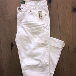 NWT Aeropostale White Bayla Skinny Jean. Size 9/10